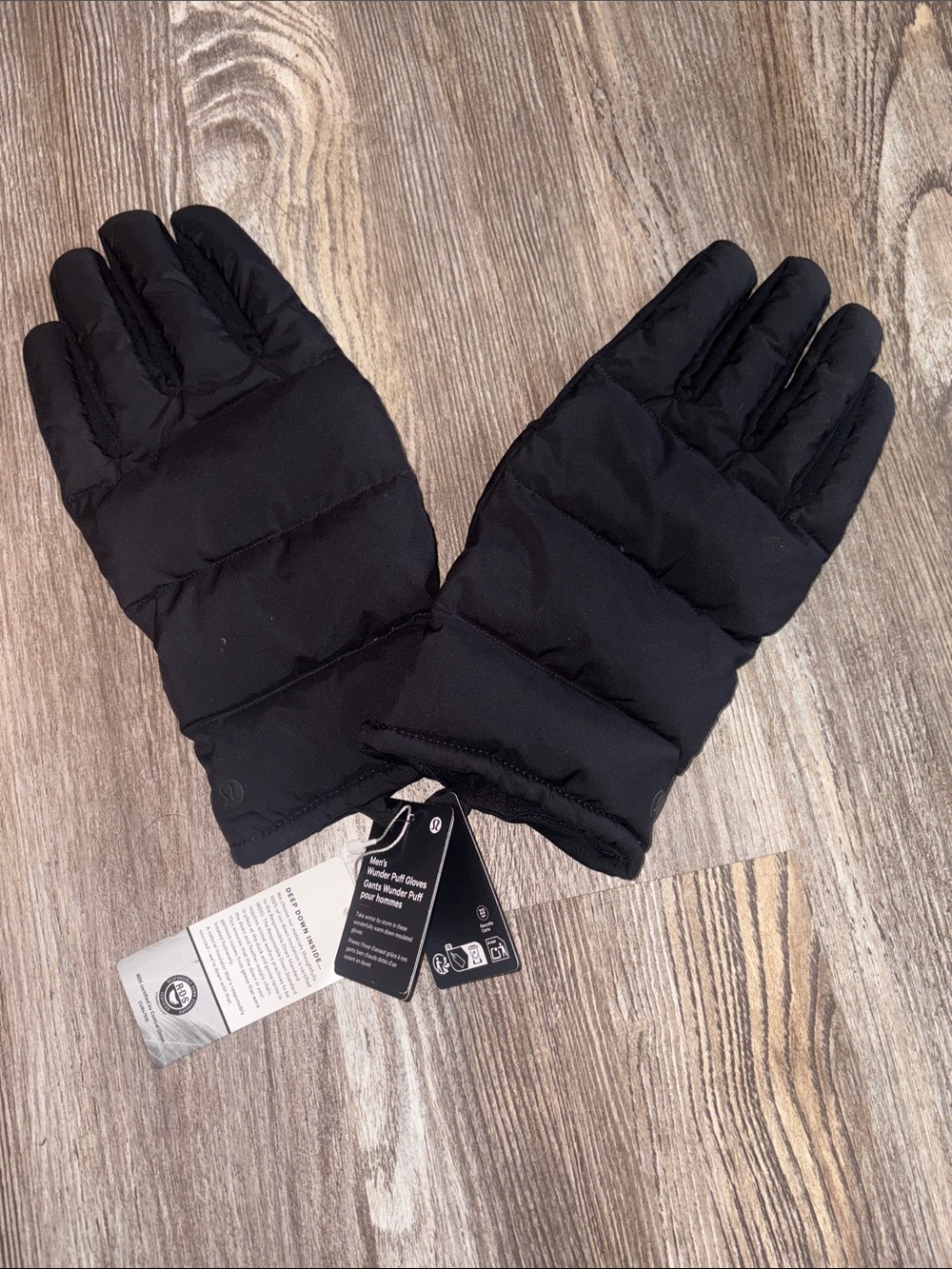 Lululemon Wunder Puff Insulated Gloves Men’s XL